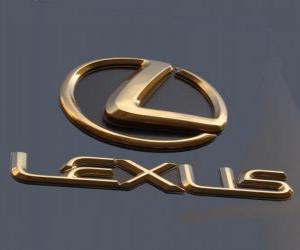 yapboz Lexus logosu, Japon yüksek kaliteli otomobil markasının